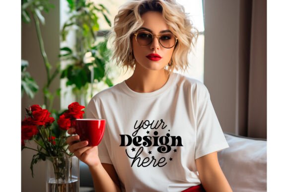 Bella Canvas Valentines Day Mockup 14 for Graphics and Product Mockups