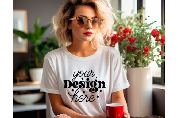 Bella Canvas Valentines Day Mockup 15 for Graphics and Product Mockups