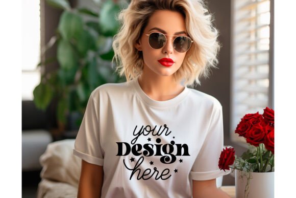 Bella Canvas Valentines Day Mockup 2 for Product Mockups and Graphics