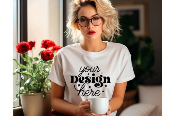Bella Canvas Valentines Day Mockup 5 for Graphics and Product Mockups