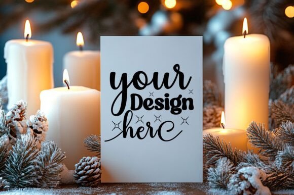 Christmas Card Mockup 50 Review for Embroidery Projects