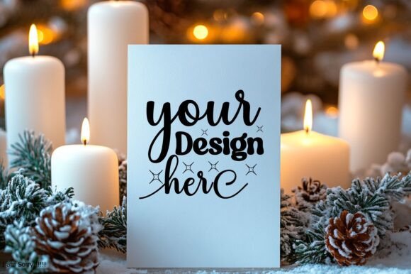 Christmas Card Mockup 51 - A Versatile Graphics Asset for Product Mockups