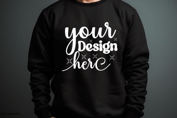 Christmas Gildan 18000 Mockup 7 for Product Mockups and Graphics