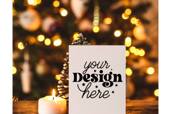 Christmas Greeting Card Mockup 28 – A Versatile Graphics Asset for Product Mockups