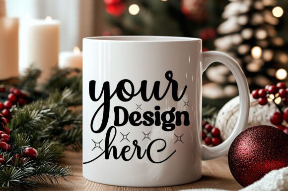 Christmas Mug Mockup Jpg Mockup 17 for Graphics and Product Mockups
