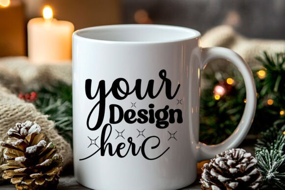 Christmas Mug Mockup Jpg Mockup 35 for Graphics and Product Mockups