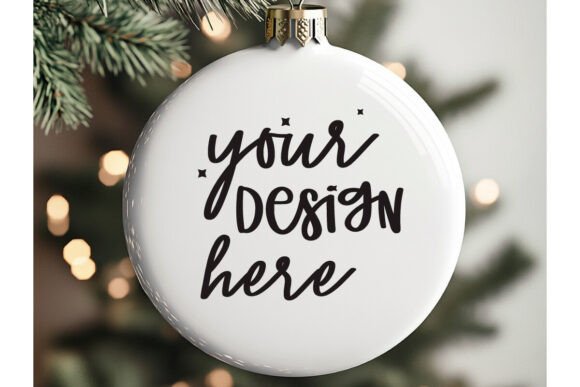 Christmas Ornaments Mockup 38 for Product Mockups and Graphics