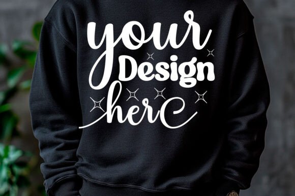 Gildan 18000 Christmas Men Mockup 28 for Product Mockups and Graphics