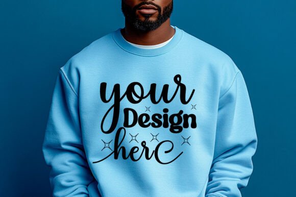 Gildan 18000 Christmas Men Mockup 6 - A Graphic Design Asset for Product Mockups