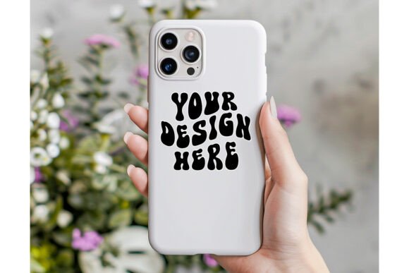 iPhone 16 Phone Case Mockup 8 for Product Mockups and Graphics