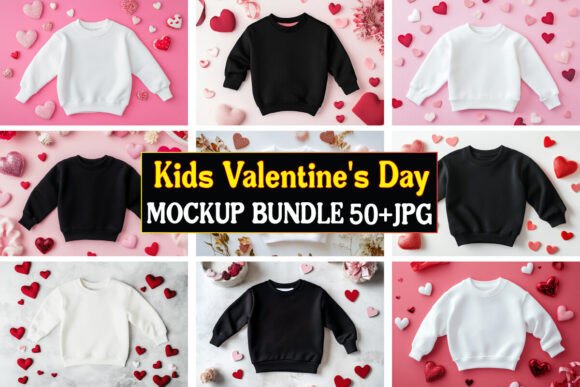 Kids Valentine’s Day Mockup Bundle 02 Review