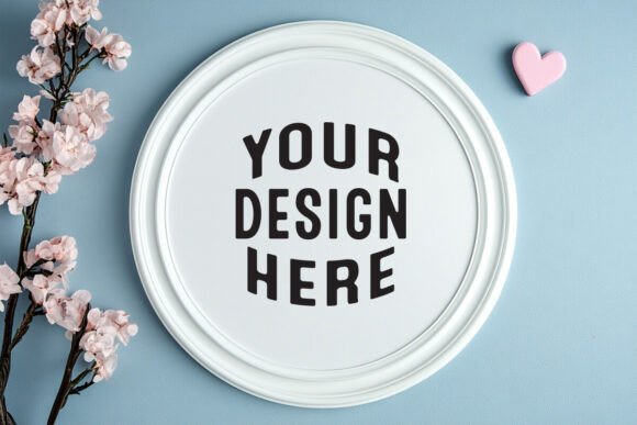 Round Frame Mockup Review for Embroidery Projects